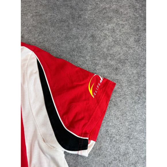 Puma Scuderia Ferrari F1 Racing Shirt Mens XL Red White Santander Felipe Massa - Picture 4 of 8